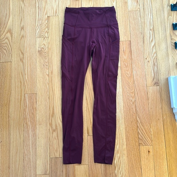 purple/maroon lululemon leggings - Picture 1 of 2